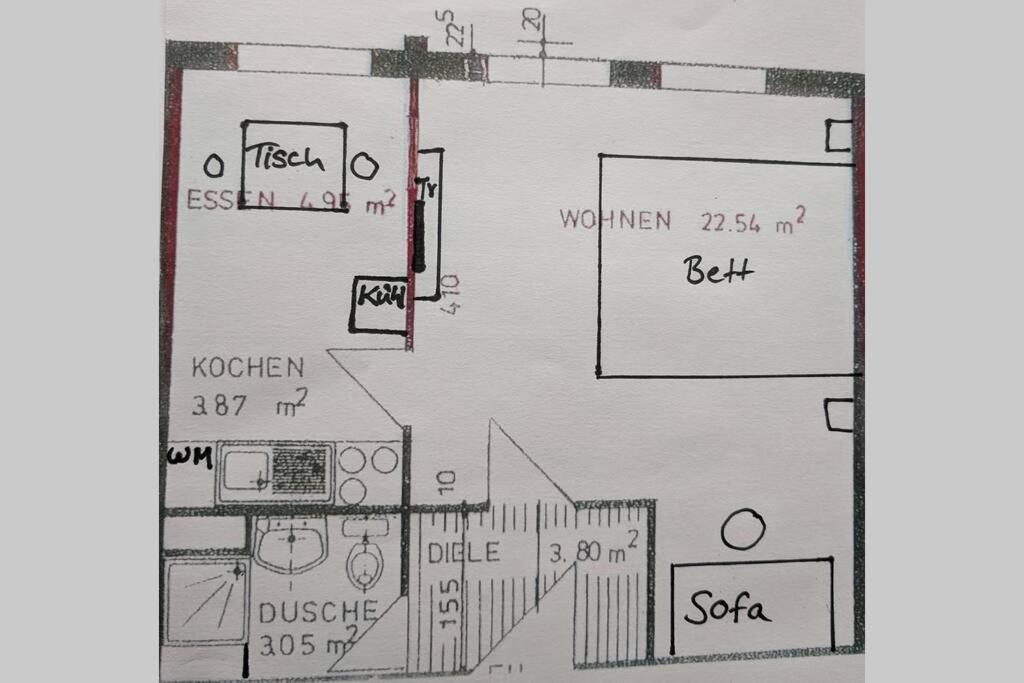 Altstadt Appartement Goslar Dış mekan fotoğraf